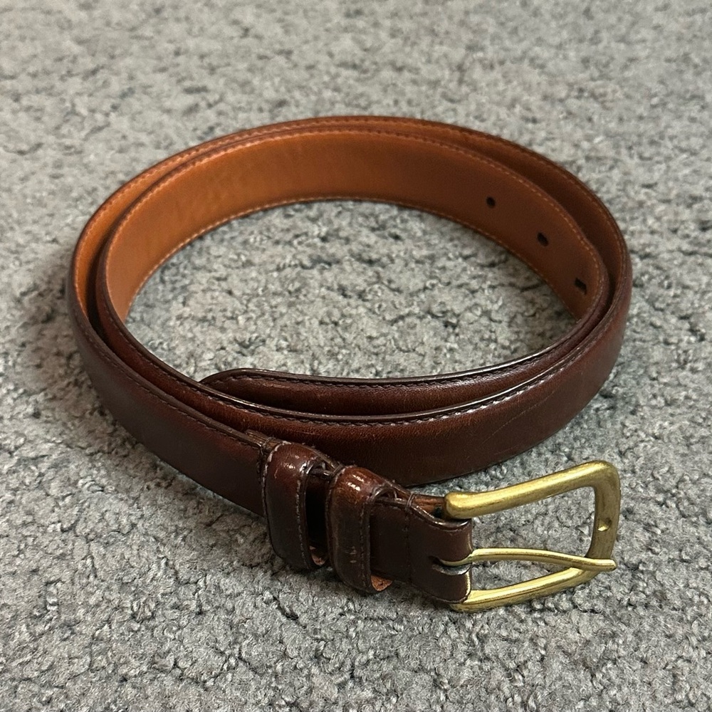 Tommy Hilfiger HX125 200 Men’s Belt Size 34 Brown Leather